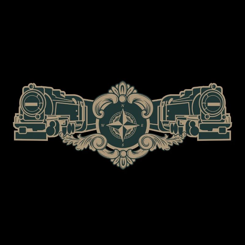 Vinted retro railway logo