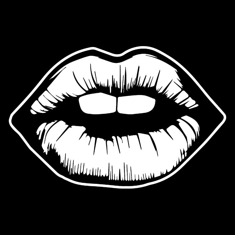 Labios, boca, labios besando