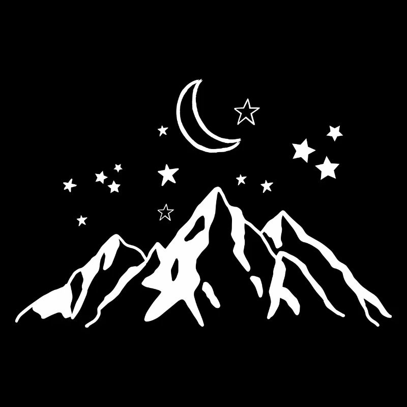 Starry Night - Mountain Nature Gift