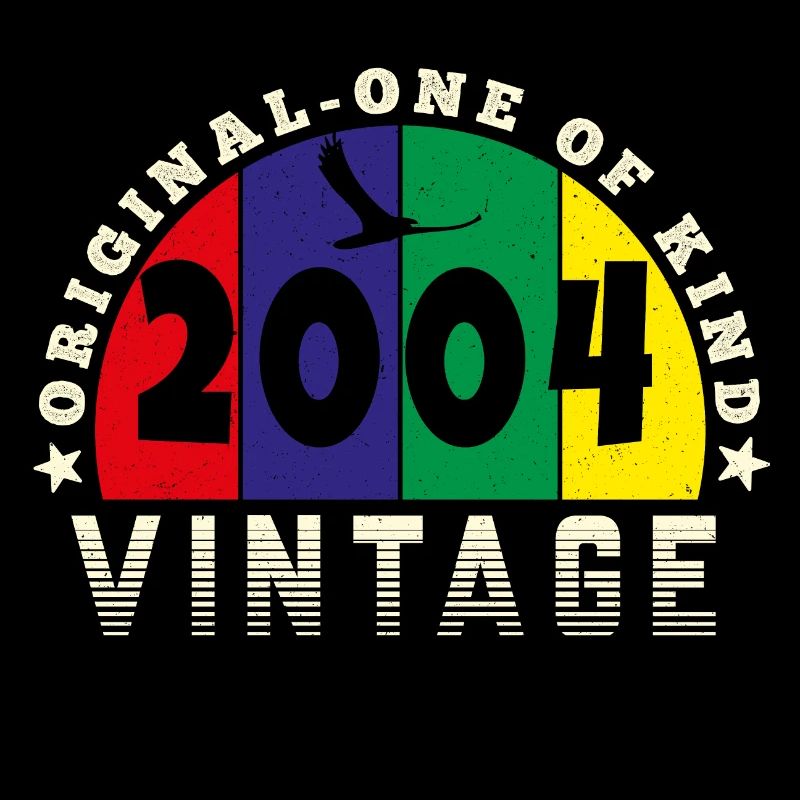 Vintage 2004 Retro - Bursdag