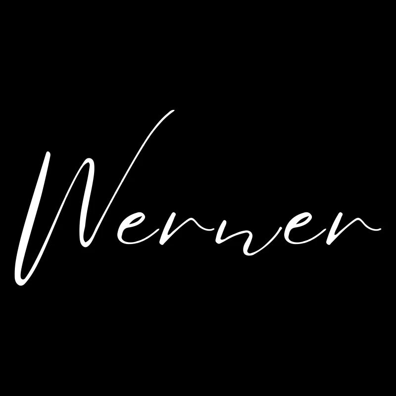 Nom Werner avec W Nom du garçon Naissance Baby Shower