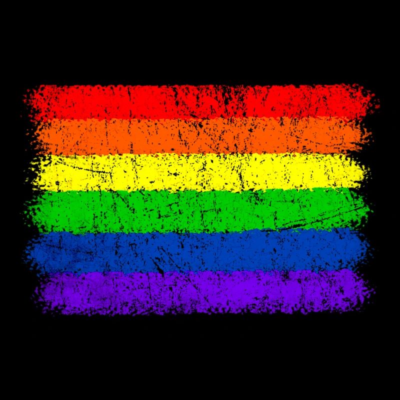 Drapeau arc-en-ciel Vintage