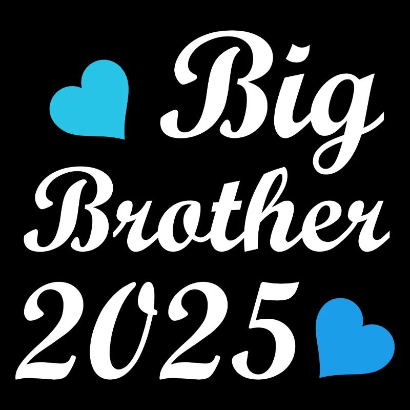 2025 werde ich ein großer Bruder, großer Bruder