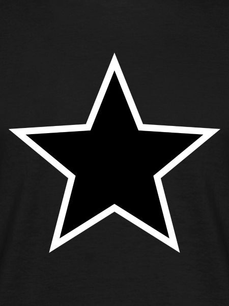 Black Star white frame