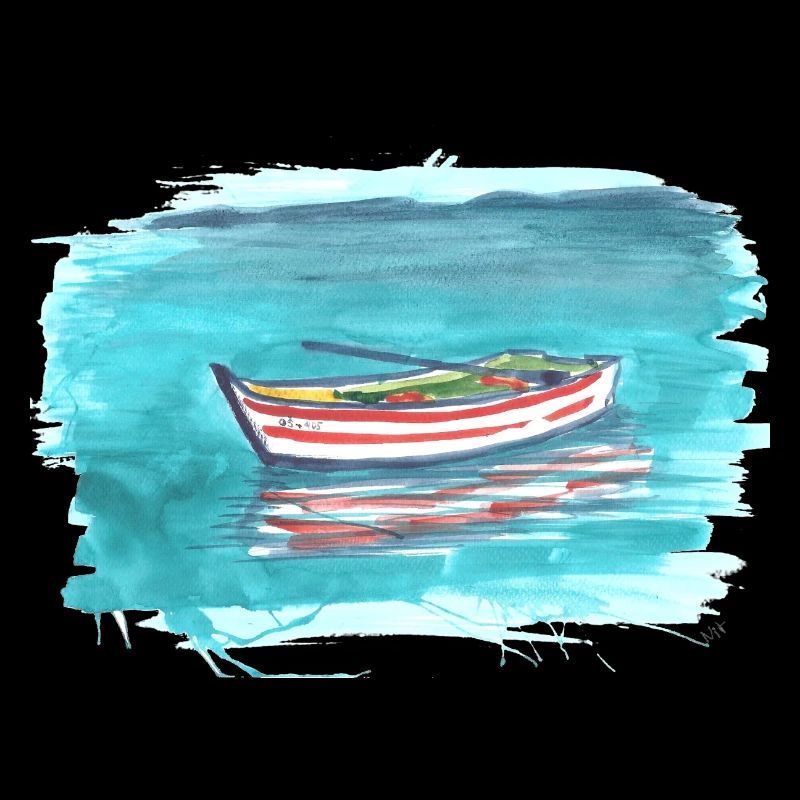 bateau coloré