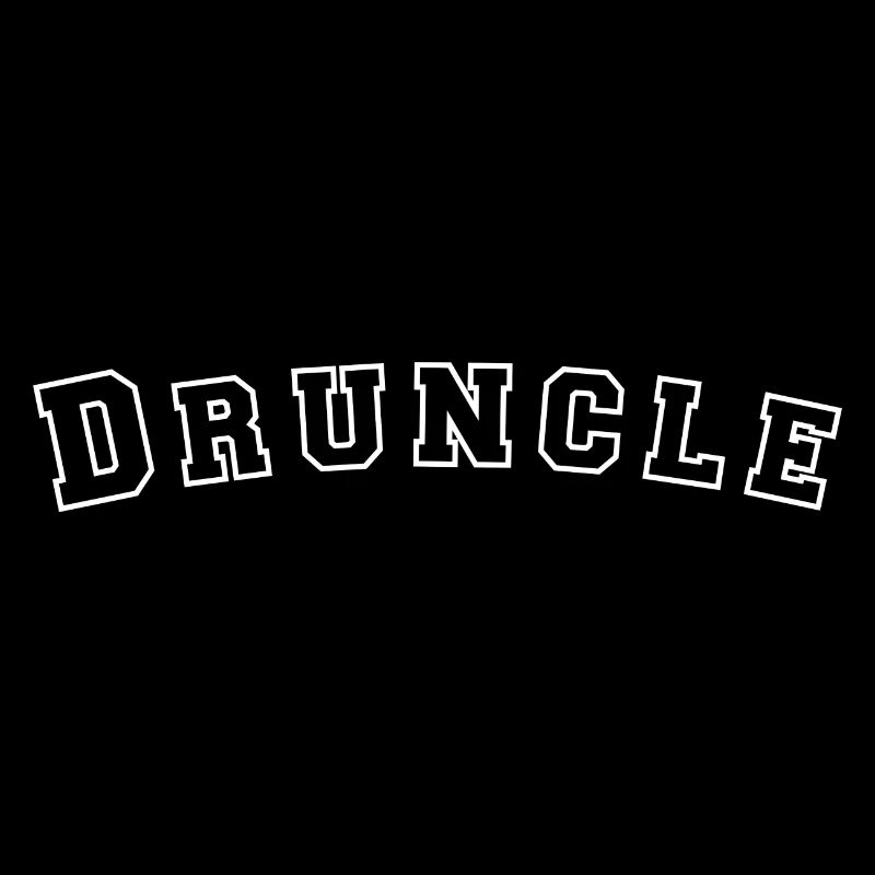 Druncle – Fun Varsity Design for Uncle