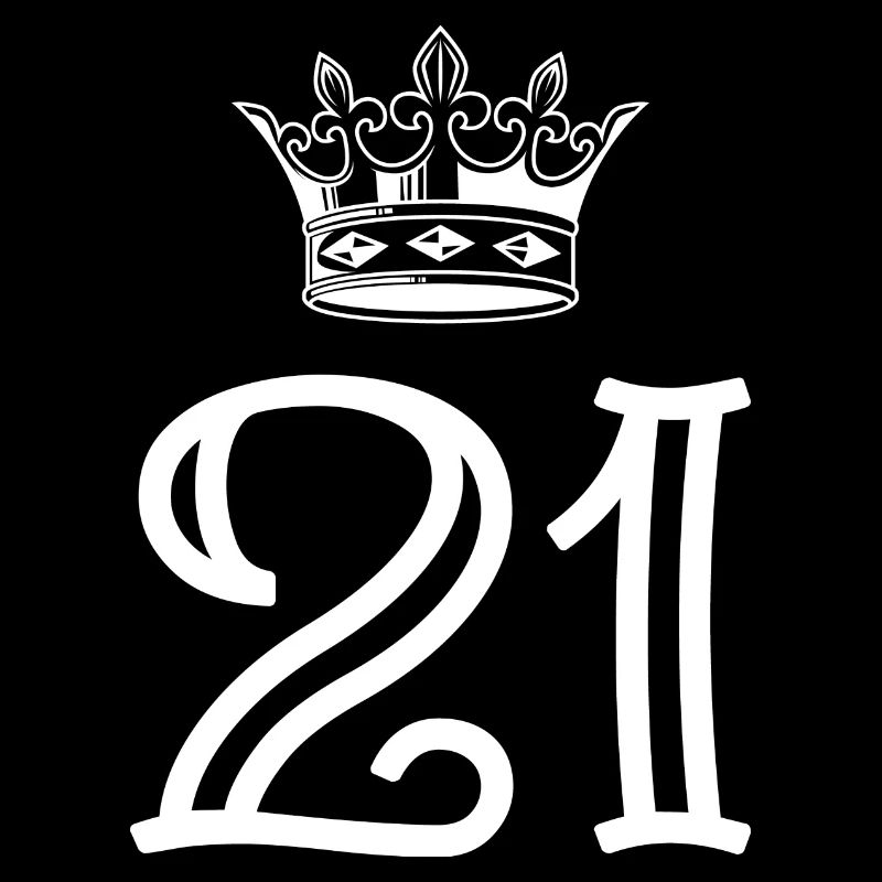 21 Number crown