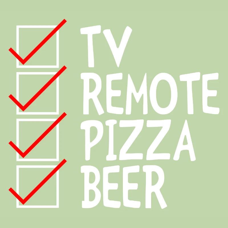 Tv Télécommande Pizza Bière