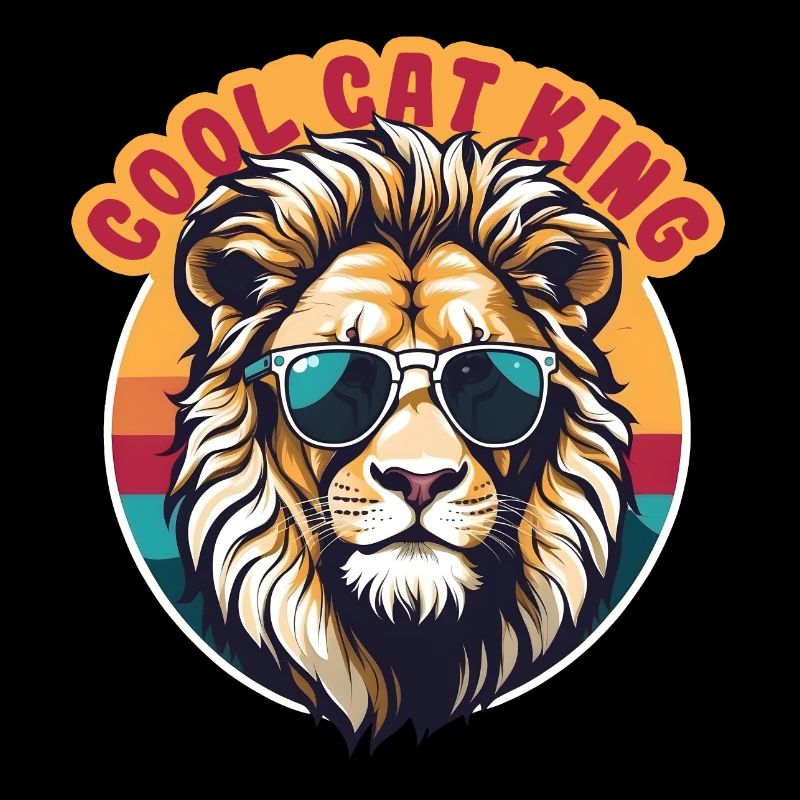 Lion Cool Cat King Herren