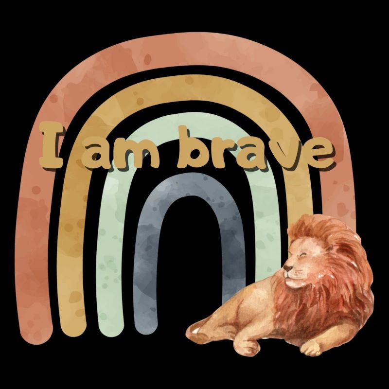 Leo Courage Strength Affirmation for Children Self Esteem