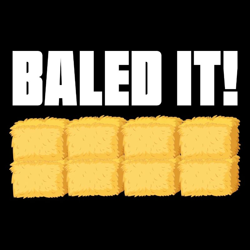 Baled It Hay Bal Farming Straw Baling