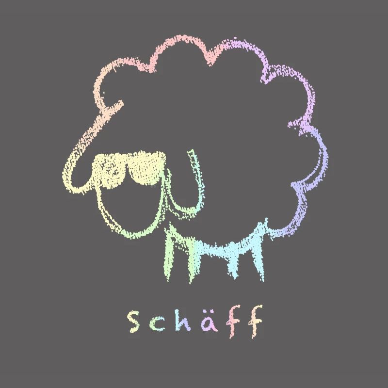 Der Chef. So Cool. Das Schaf. Der Schäff - Rainbow