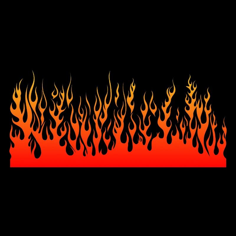 fire flame flame wall