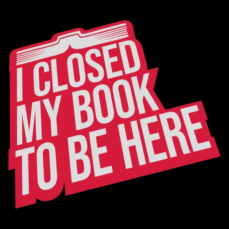 I closed my book