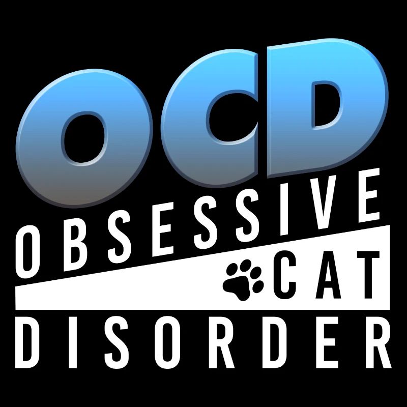 TOC Trouble obsessionnel du chat Drôle De chat Amant Thé