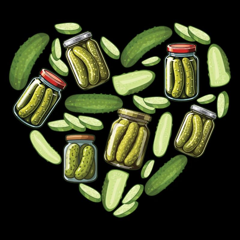 Pickle Heart - Dill Pickle Lover Gurke