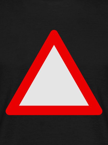 Blank Warning Triangle
