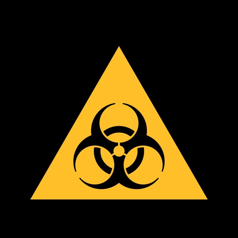 Hazard Symbol - Biohazard (2-color)