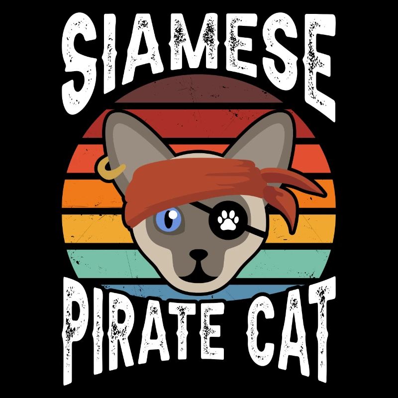 Siamese pirate cat
