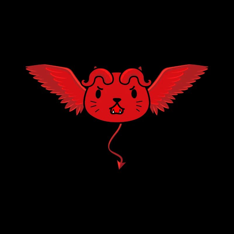 Cute devil cat