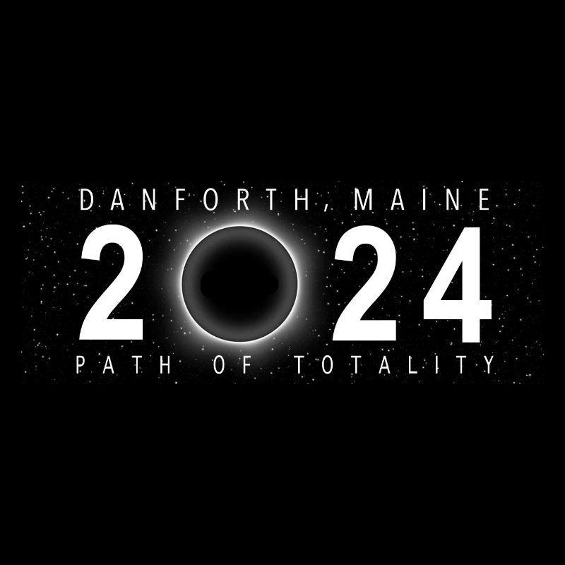 Eclipse de Soleil Danforth Maine 8 avril 2024