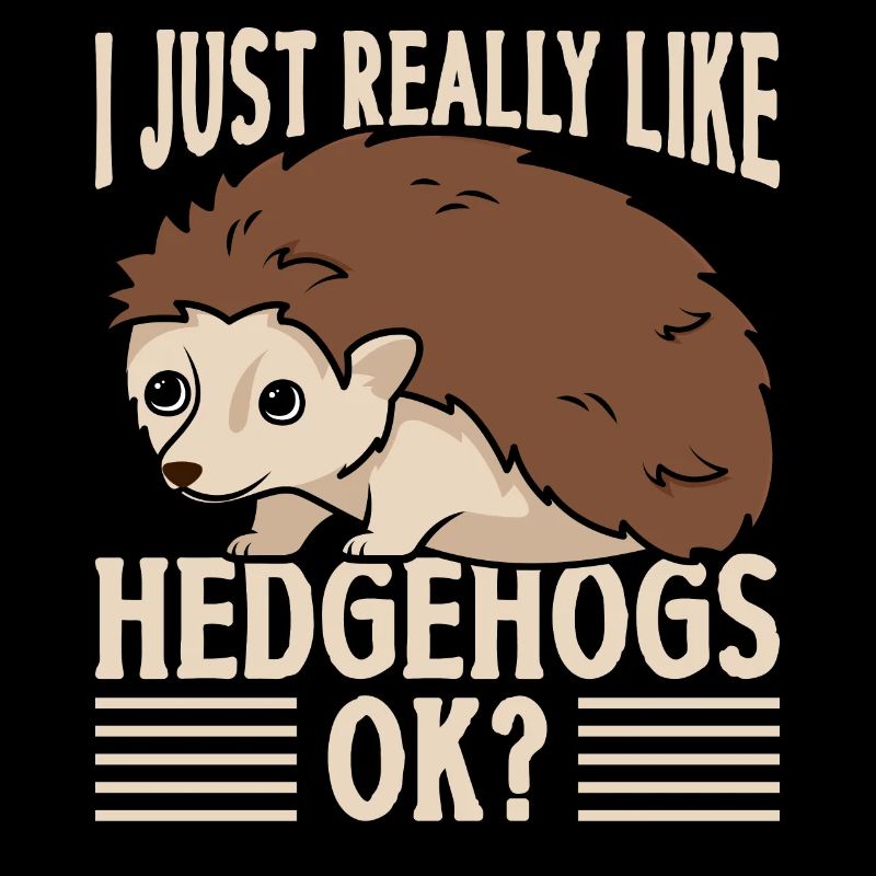 J’aime vraiment le T-shirt Hedgehogs