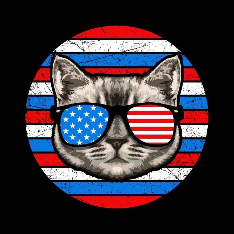 Chat heureux à partir de juillet