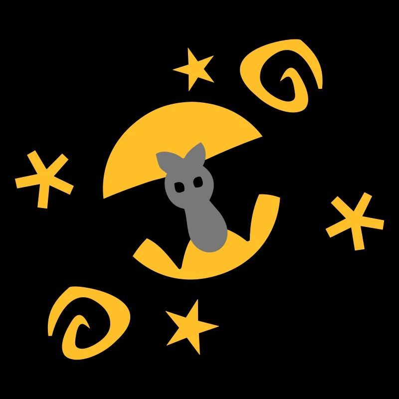 Fledermaus im Mondlicht