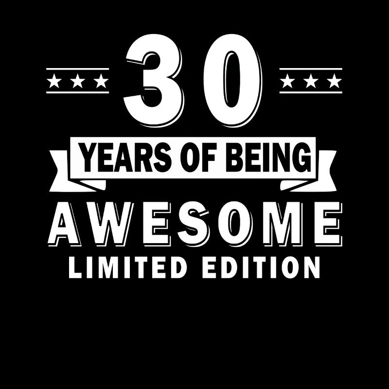 30th Birthday Gift 30 Years Saying