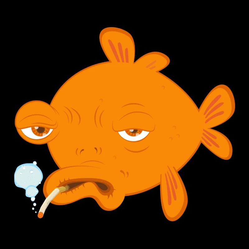 goldfisch raucht