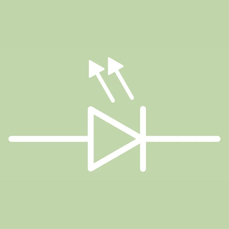 Schaltzeichen Leuchtdiode LED Elektronik