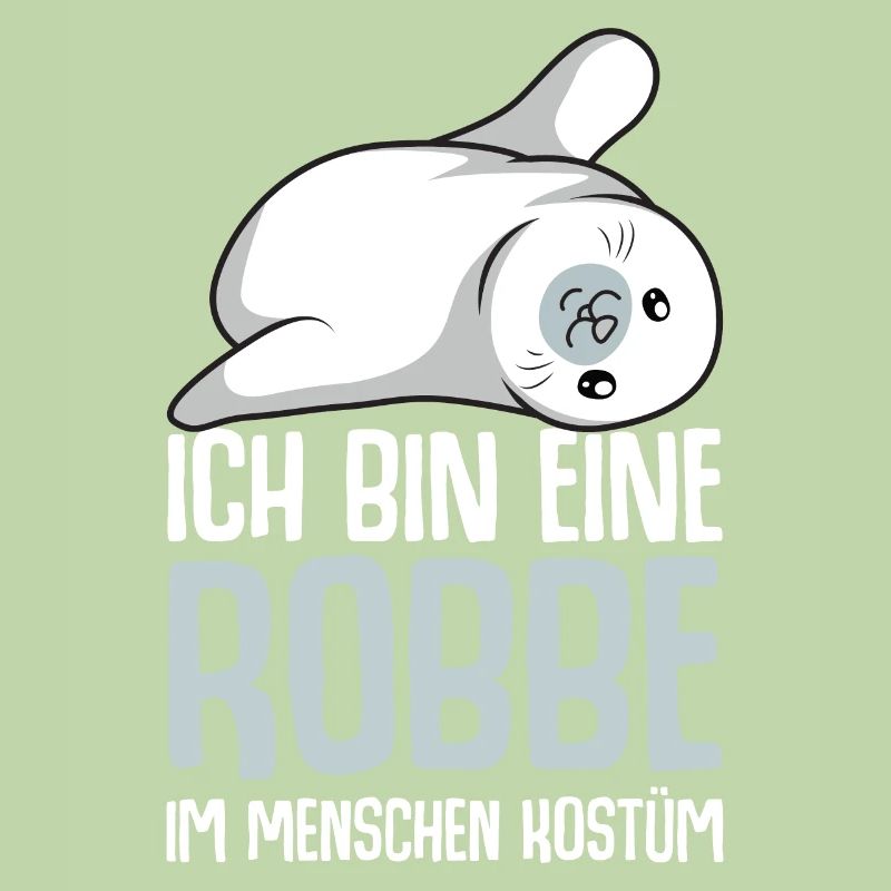 Robbe Seehund Seelöwe Robben Mädchen