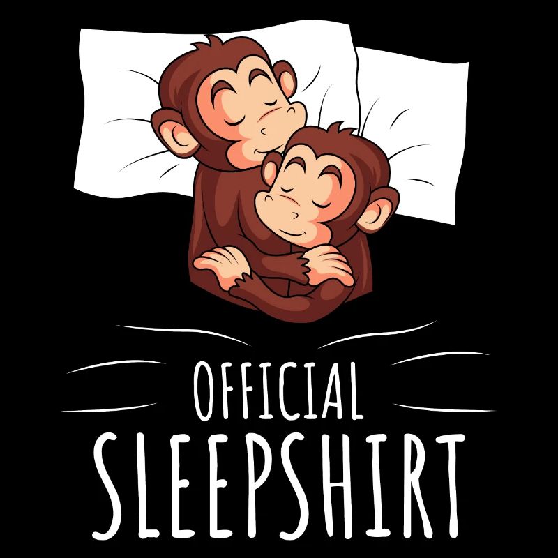 Monkey Sleeping Shirt Monkey Gift