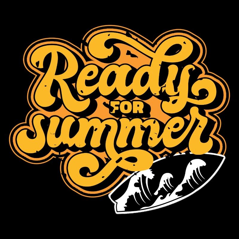 Ready For Summer Cool Surfing T-Shirt Present Gift