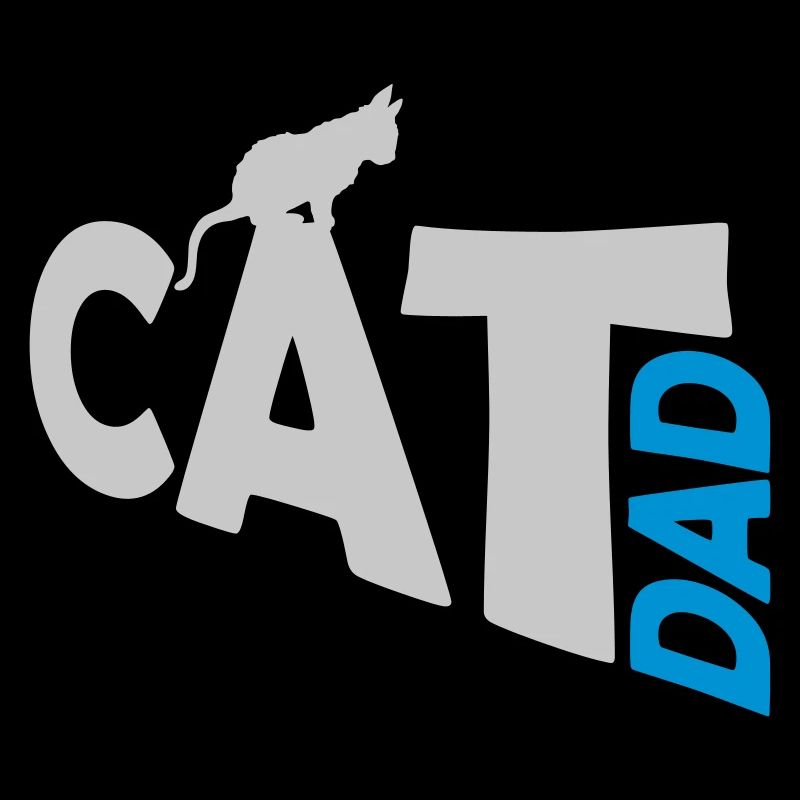 Cat Dad Logo Design