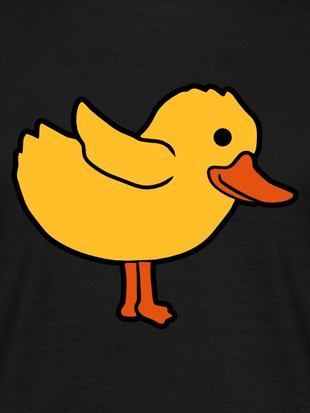 Cartoon duck cute chick