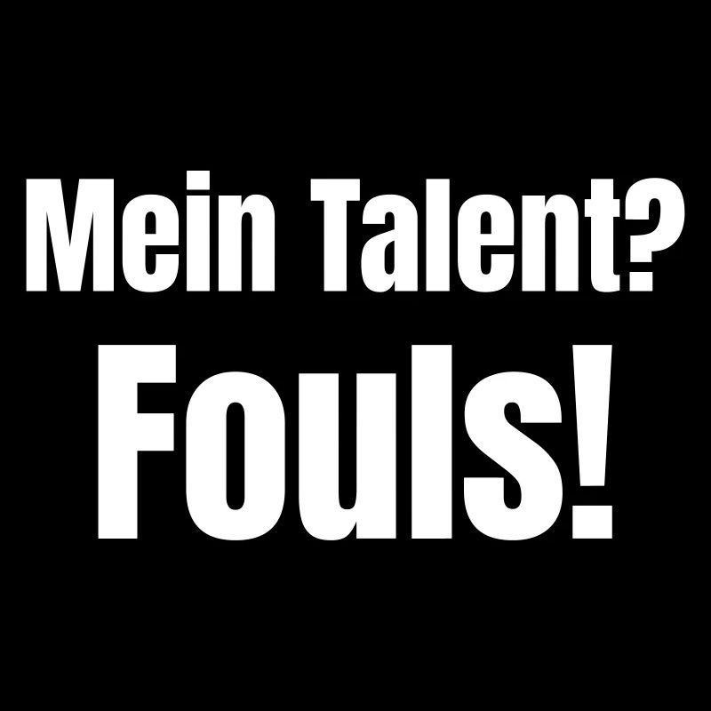 Mon talent ? Fautes!