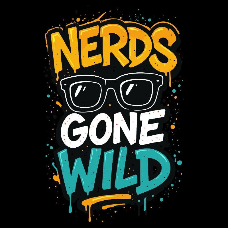 Nerds Gone Wild - Graffiti rétro