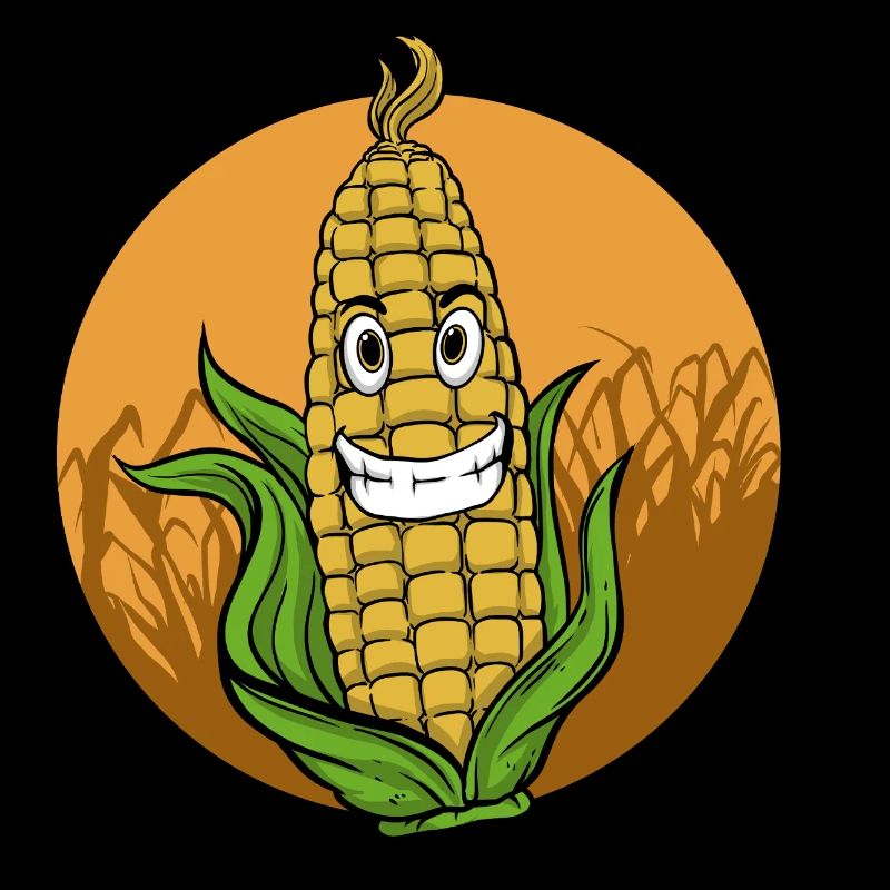 Mais Maisfeld Popcorn Bauer Landwirt Geschenk