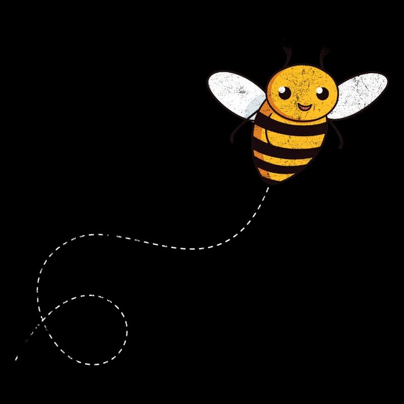 bumblebee, bee, cartoon style