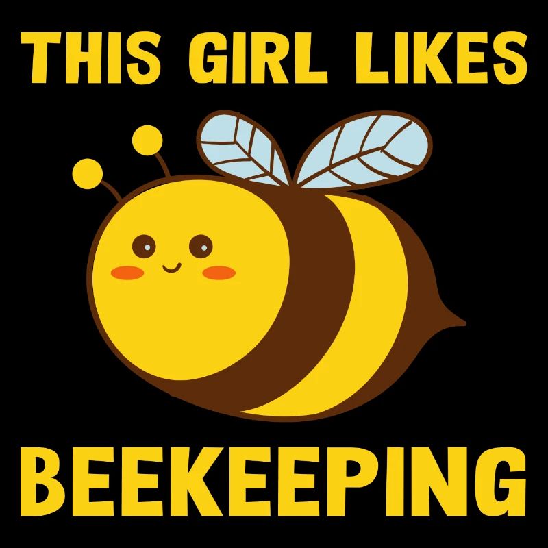Fille aime l'apiculture miel et abeille