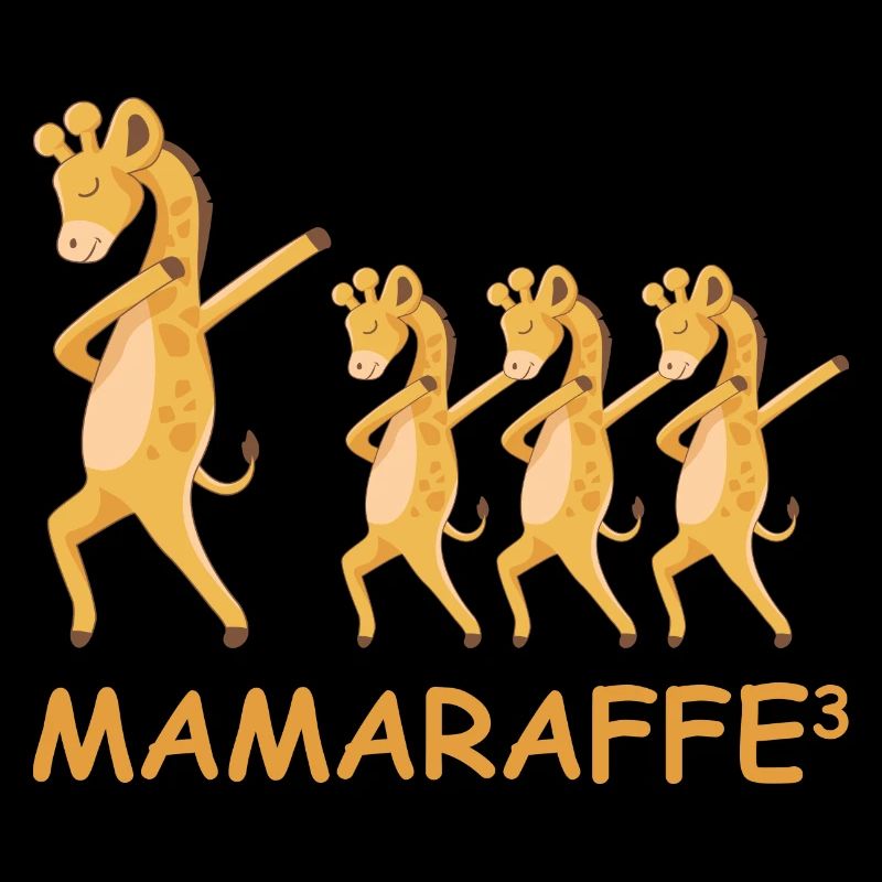 Schwanger werdene Mutter Drillinge Giraffe