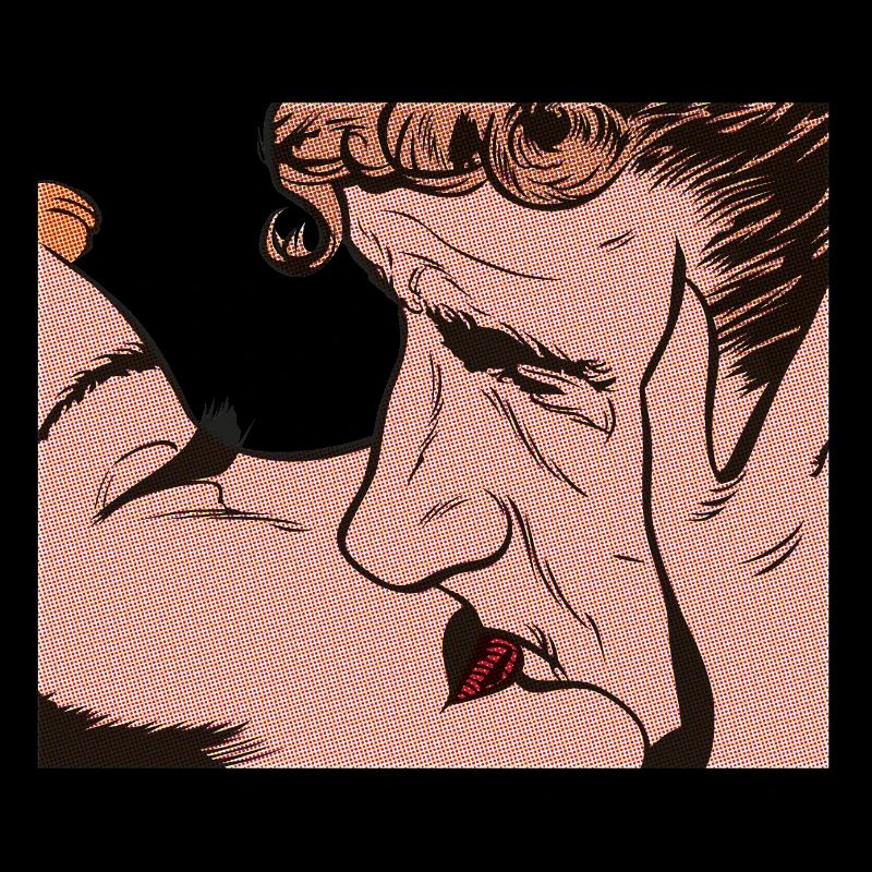 Baiser en couleur