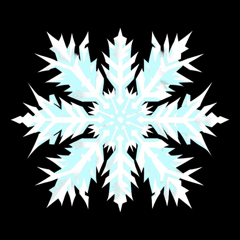 Jupe blanche flocon de neige Noël