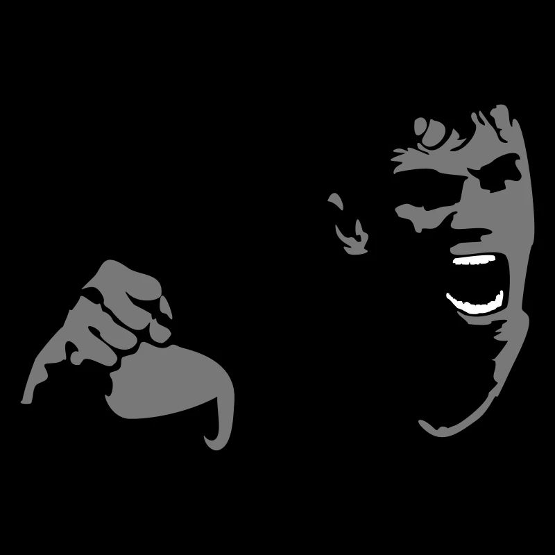 Mad Brüller / Shouting Man (2c)