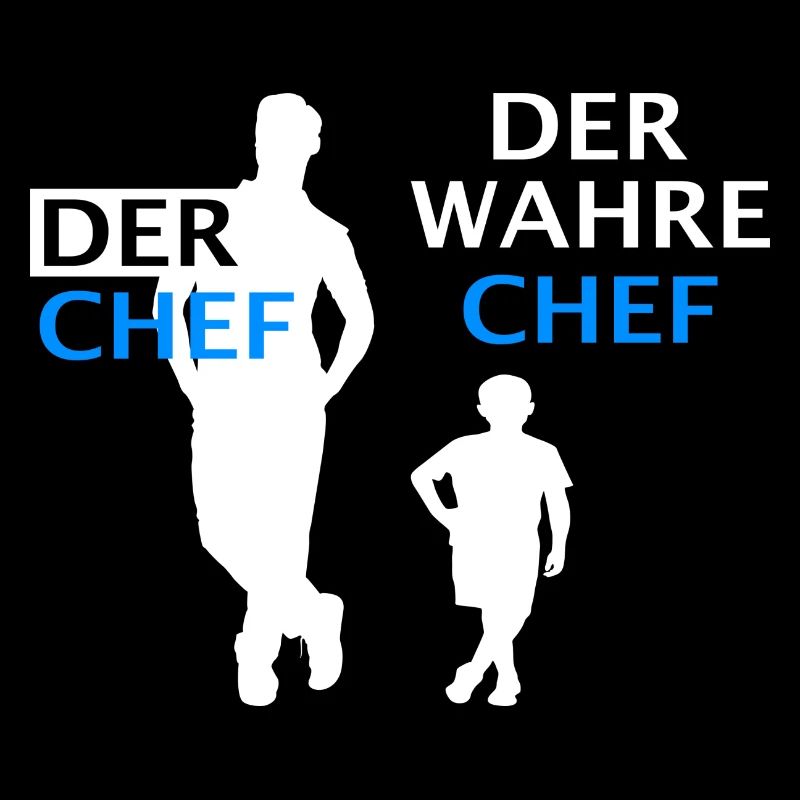 Vater Papa der Chef Lustiger Spruch