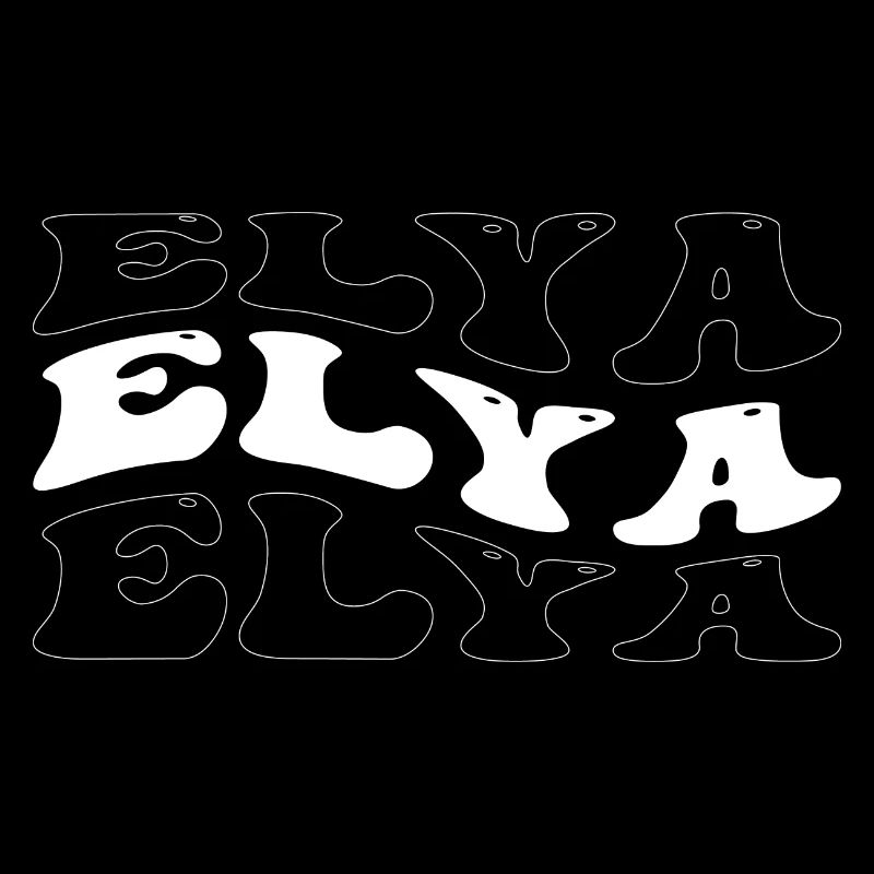 Drôle Elya Groovy 4 Hommes Femmes Cool Elya Tie Dye
