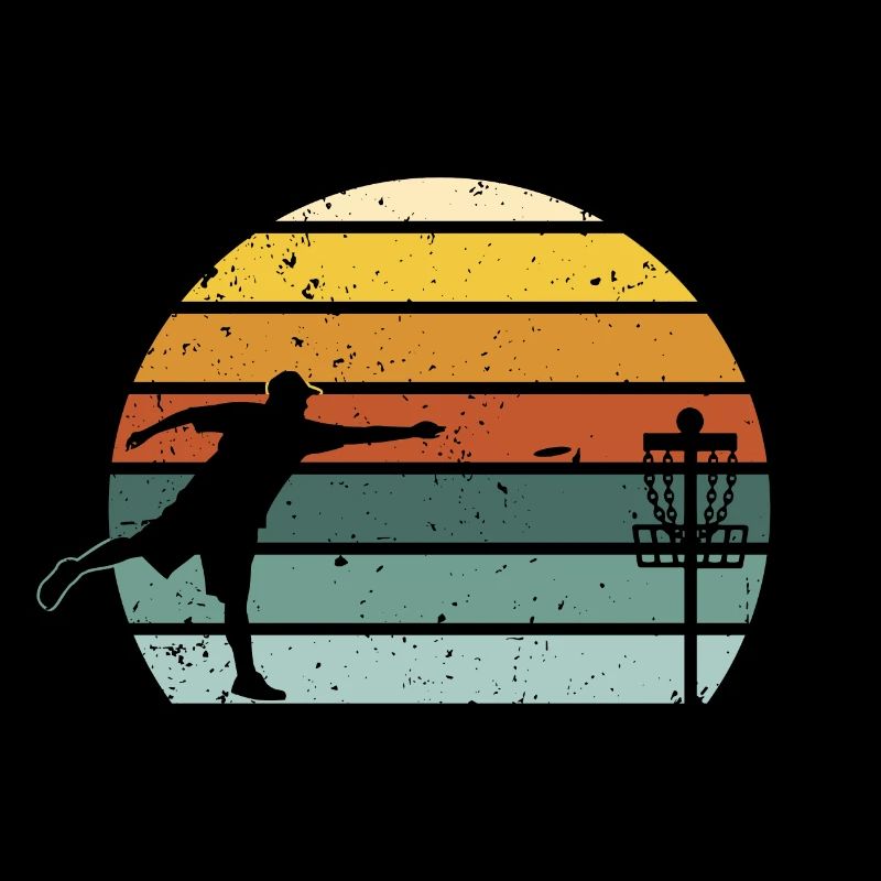 Disc Golf - Disc Golfing Spieler Ultimate Frisbee