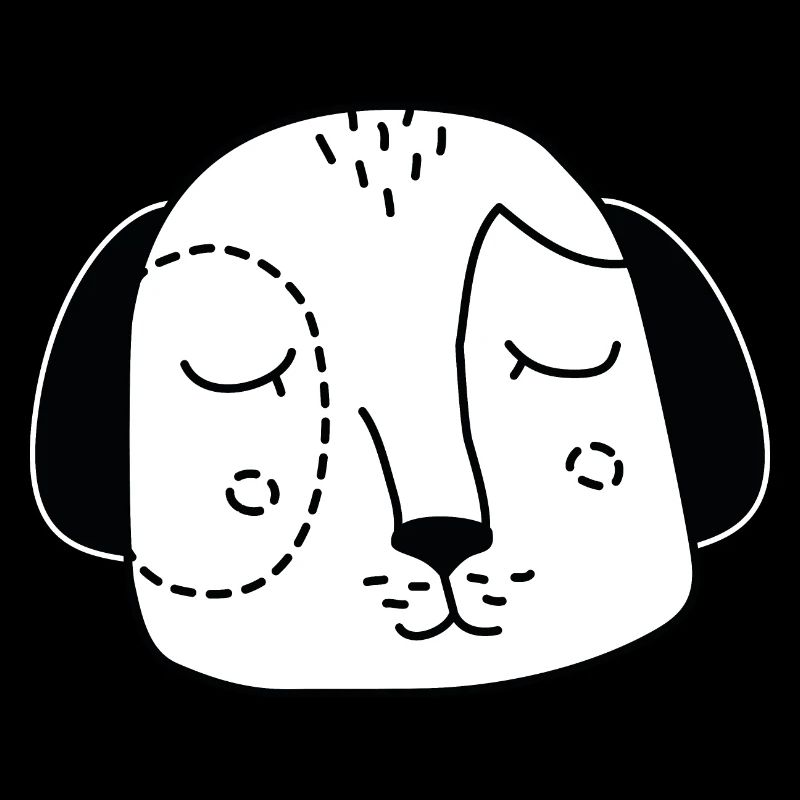Hund Gesicht Hundekopf