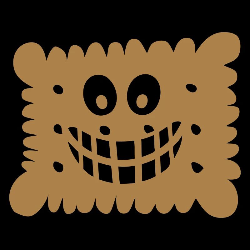 biscuit smile cookie dry cake
